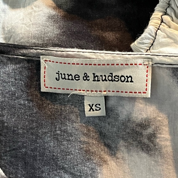 JUNE & HUDSON Black & White Mini Dress Sz XS - Picture 3 of 4